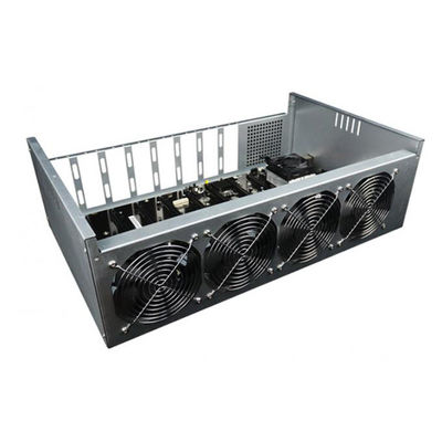 اکریلیک BTC ETH GPU Miner Rig، AMD A68 8 Gpu Mining Rig Frame