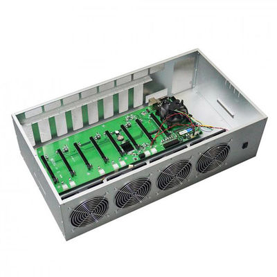 EtHash 4 - 12 GPU Miner Rig Case 750W برای کارت گرافیک Rtx Gtx